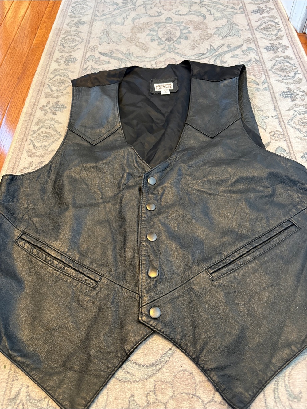 Western Frontier Leather Vest